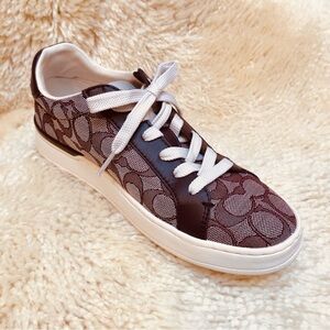 Coach Signature Brown and Cream Women's Sneakers